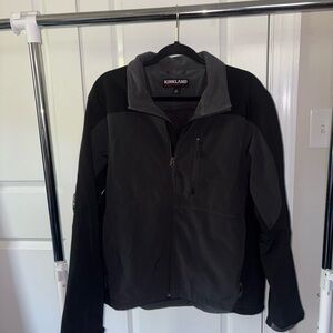 Kirkland Signature Men's Black and Gray Performance Jacket